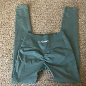 Alphalete amplify leggings- Nomadic blue  size small